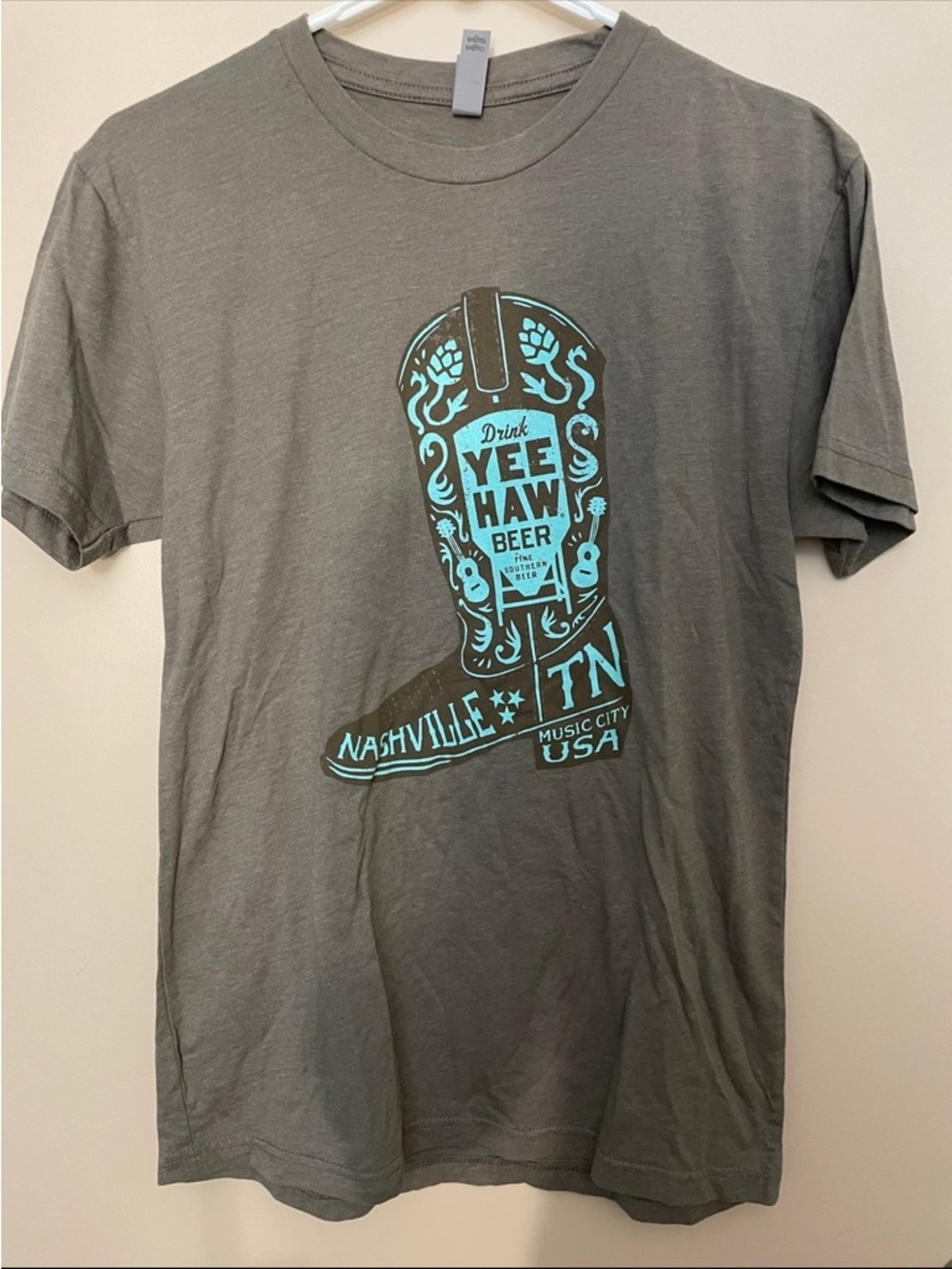Yee Haw Beer Boot Graphic Tee